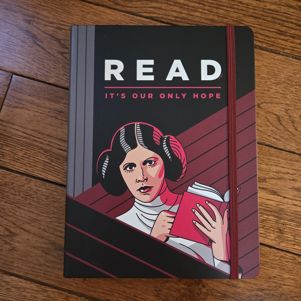 Official Star Wars Princess Leia "Read: Its Our Only Hope" Hardcover Notebook
